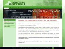 Tablet Screenshot of industrialbiotech.biz